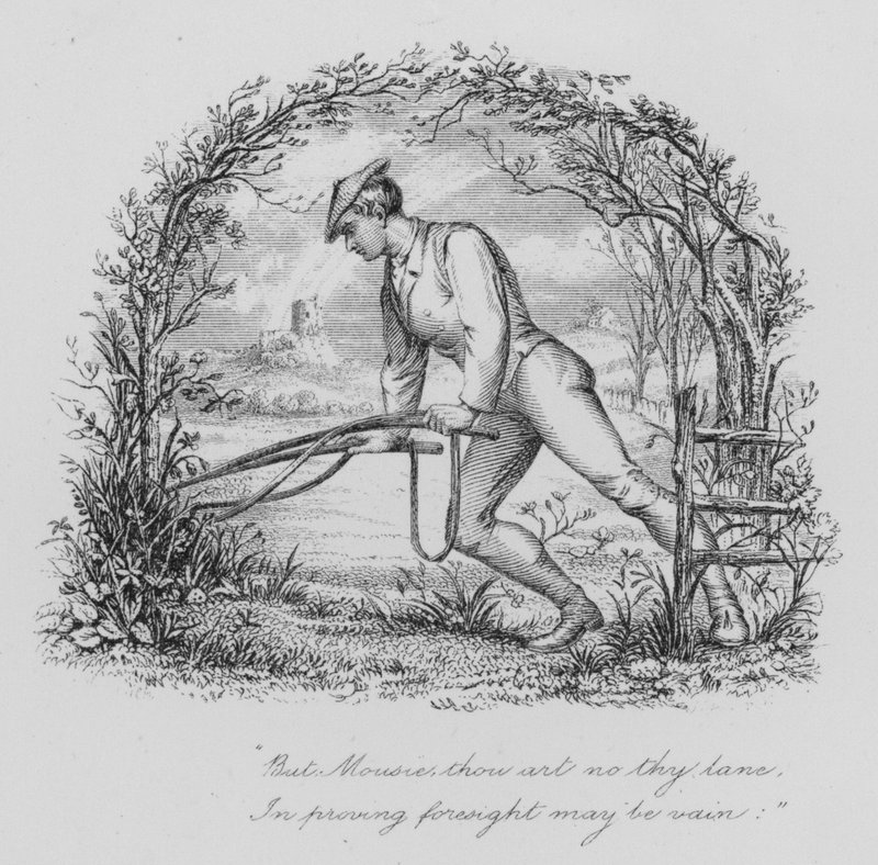 Robert Burns: Hiirelle (kaiverrus) tekijältä John Moyr (attr.to) Smith