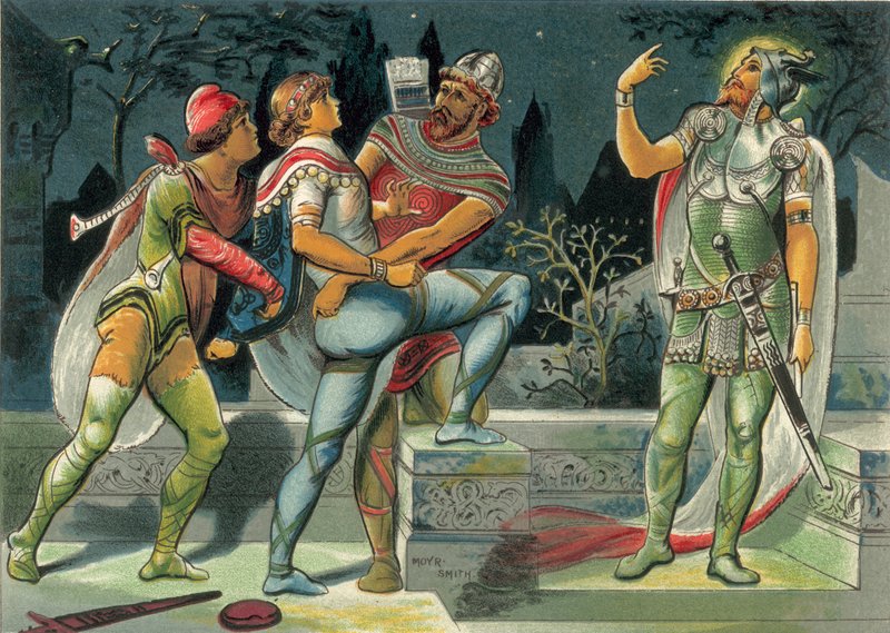 Hamlet ja hänen isänsä haamu tekijältä John Moyr Smith