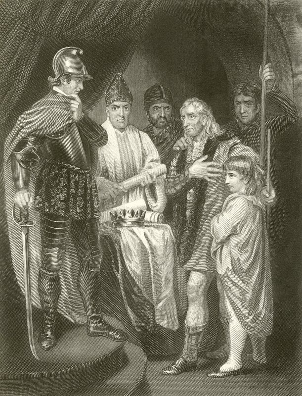 Balliol luovuttaa kruununsa Edward I:lle tekijältä John Opie