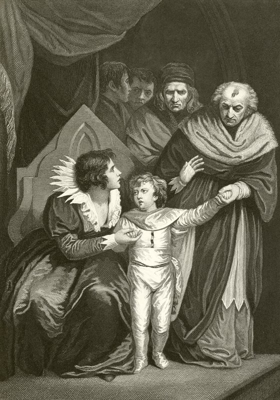 Elizabeth Woodville luovuttaa poikansa tekijältä John Opie