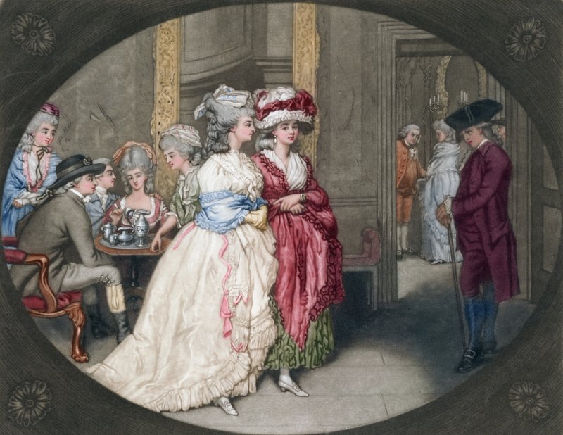 Promenade Carlisle Housessa, 1781 tekijältä John Raphael Smith