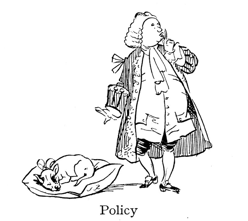 Sir Robert Walpole, Politiikka, Anna nukkuvien koirien valehdella tekijältä John Reynolds
