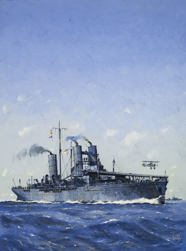 HMS Campania (guassi paperille) tekijältä John S. Smith