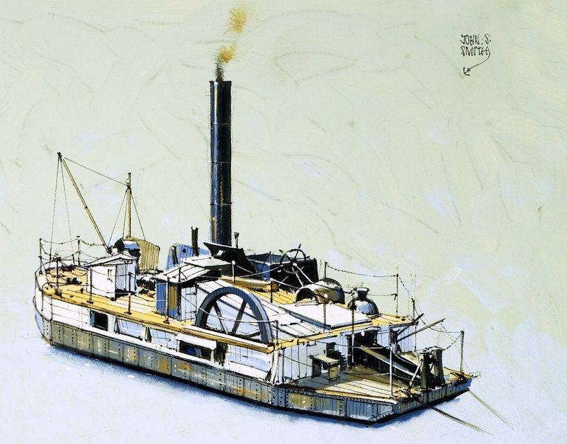 Bertha, ruoppaaja vuodelta 1844. tekijältä John S. Smith