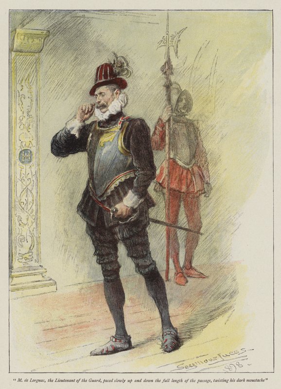 Denisen sydän (chromolitho) tekijältä John Seymour Lucas