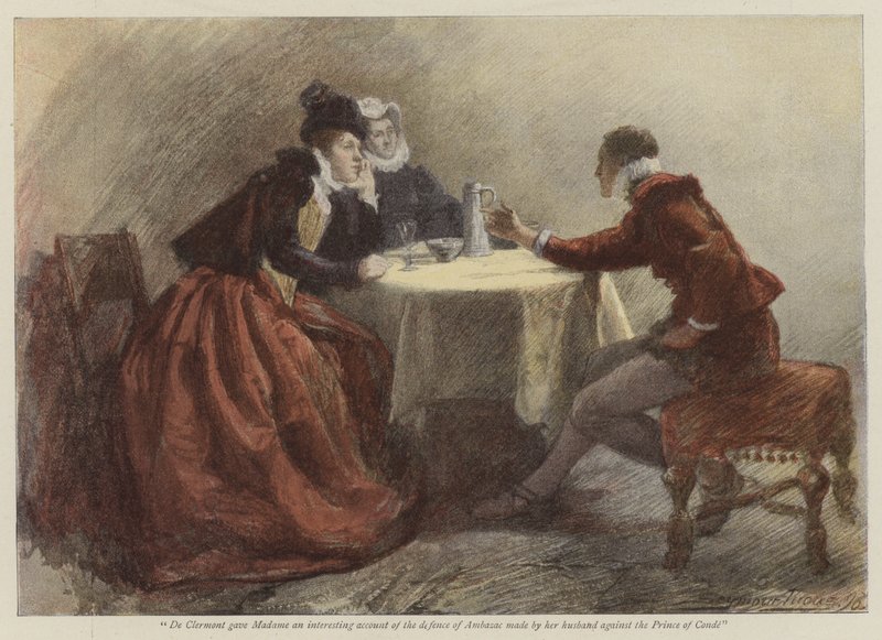 Denisen sydän (chromolitho) tekijältä John Seymour Lucas
