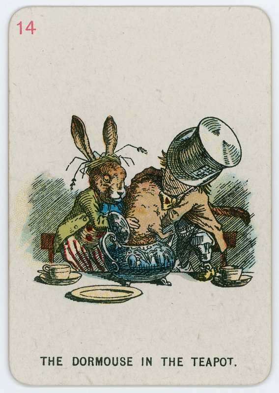 Dormouse teekannussa tekijältä John Tenniel