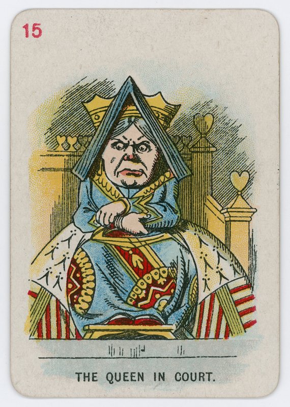 Kuningatar hovissa tekijältä John Tenniel