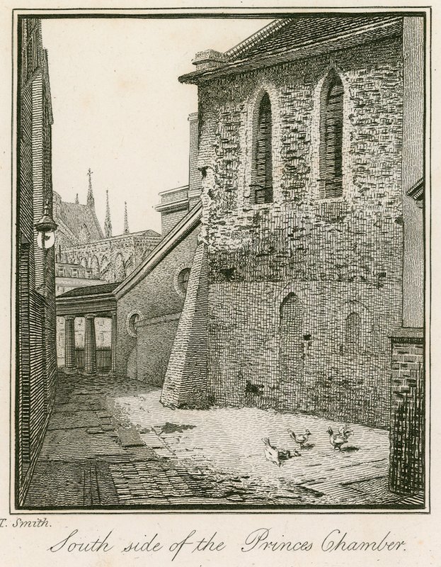 Princes Chamberin eteläpuoli, Westminster tekijältä John Thomas Smith