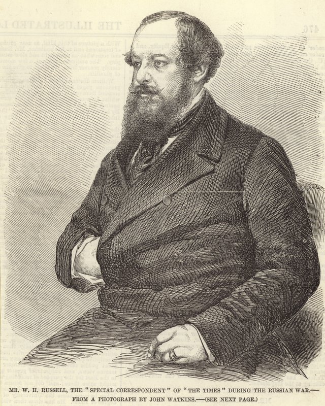 Sir William Howard Russellin muotokuva tekijältä John Watkins