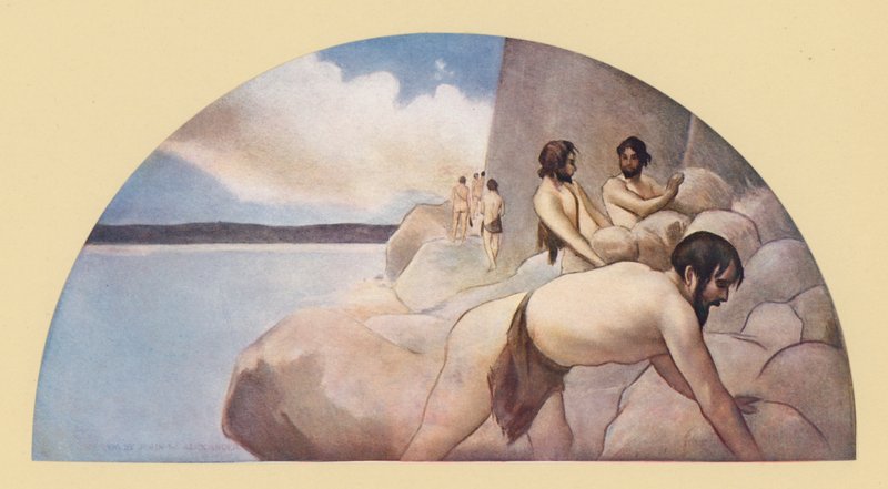 The Cairn (värilitografia) tekijältä John White (after) Alexander