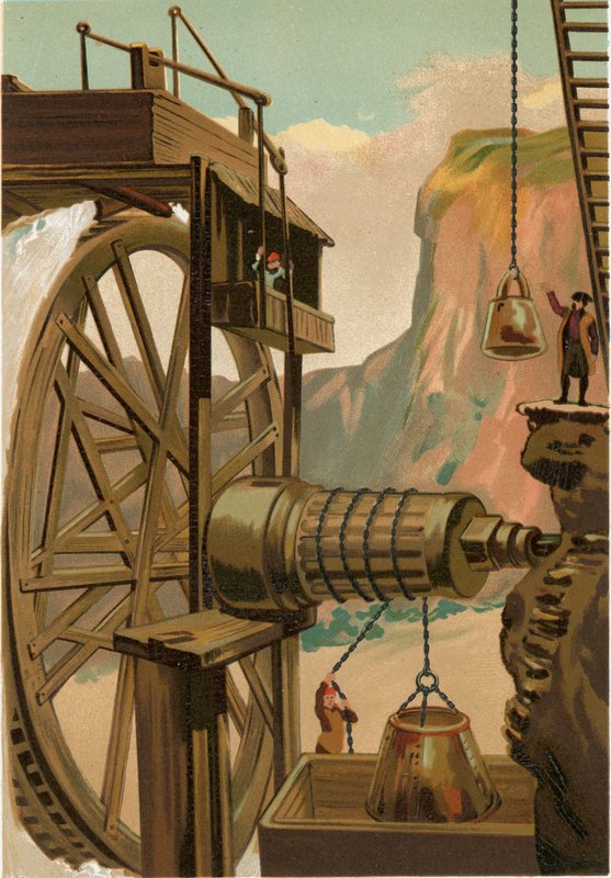 Agricola ohjaa Freybergin kaivoksia tekijältä Josep or Jose Planella Coromina