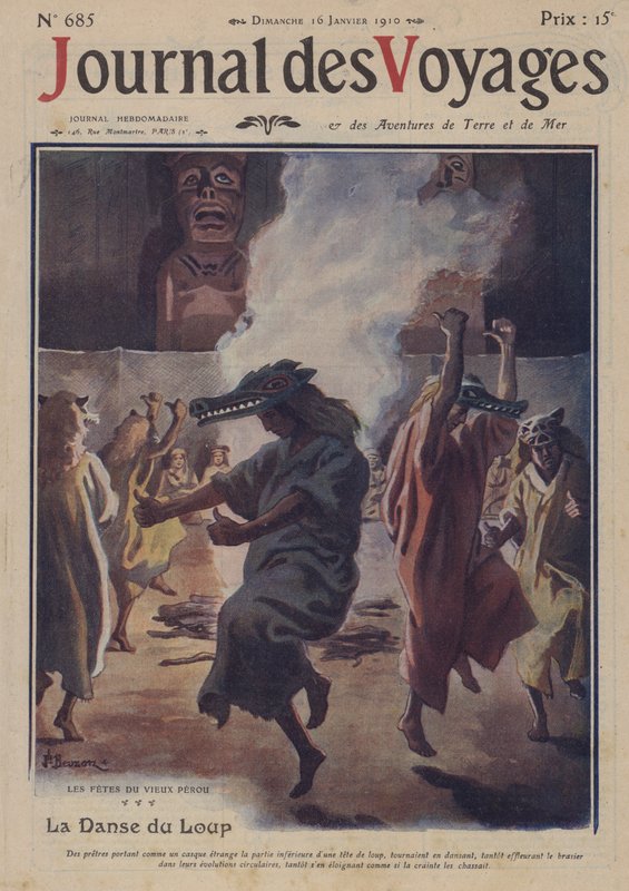 Susitanssi, festivaali muinaisessa Perussa tekijältä Joseph Charles after Beuzon