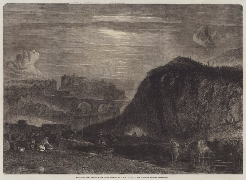 Edinburgh tekijältä Joseph Mallord William Turner