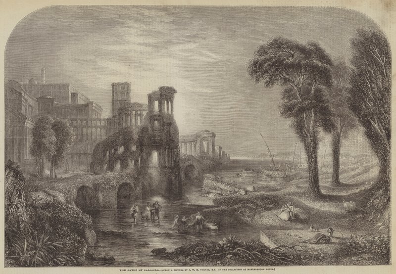 Caligulan kylpylät tekijältä Joseph Mallord William Turner