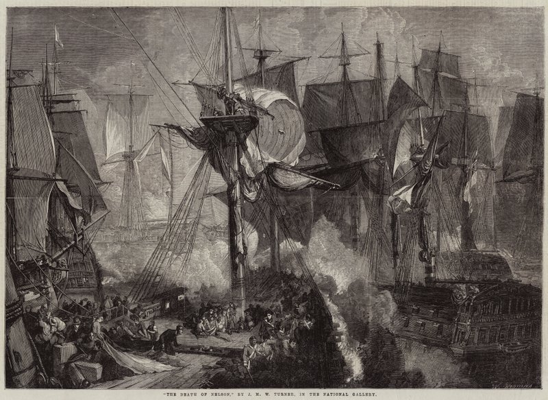 Nelsonin kuolema tekijältä Joseph Mallord William Turner