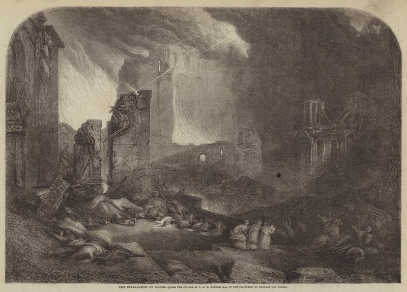 Sodoman tuho tekijältä Joseph Mallord William Turner