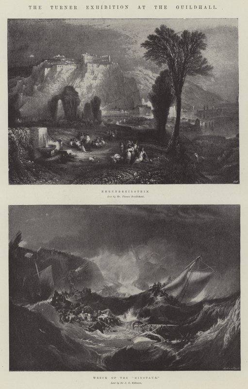 Turner-näyttely Guildhallissa tekijältä Joseph Mallord William Turner