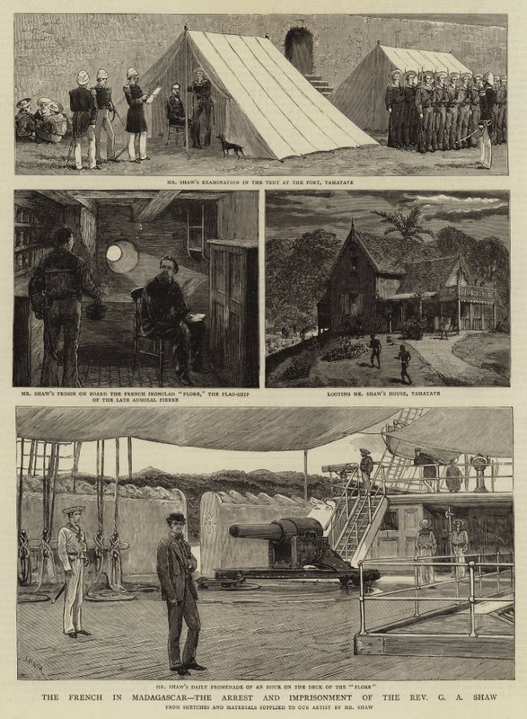 Ranskalaiset Madagaskarilla, pastori G A Shaw