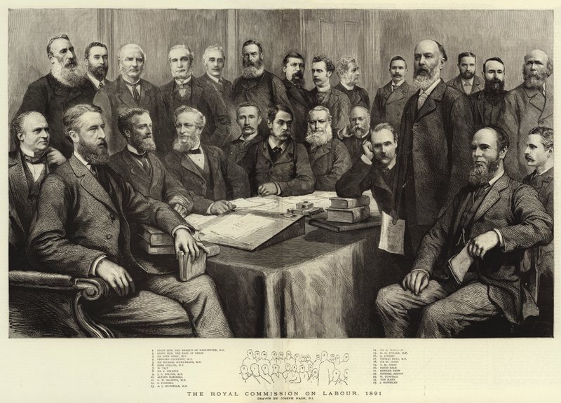 Royal Commission on Labour, 1891 tekijältä Joseph Nash