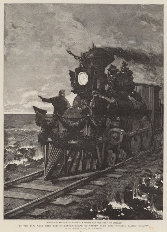 Uuteen länteen Kanadan kenraalikuvernöörin kanssa Canadian Pacific Railwayn kautta tekijältä Joseph Nash