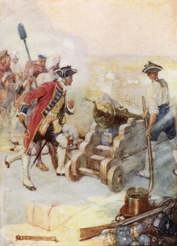 Clive ampui itse yhden aseista - tekijältä Joseph Ratcliffe Skelton