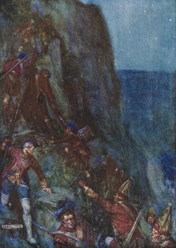 Liukastuessaan ja kompastuen miehet jatkoivat matkaansa tekijältä Joseph Ratcliffe Skelton