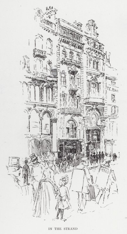 In the Strand (litho) tekijältä Joseph (after) Pennell