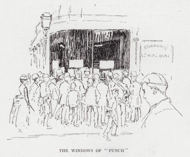 "Punchin" (litho) ikkunat tekijältä Joseph (after) Pennell