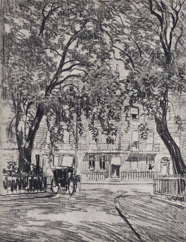 Woburn Square (litho) tekijältä Joseph (after) Pennell