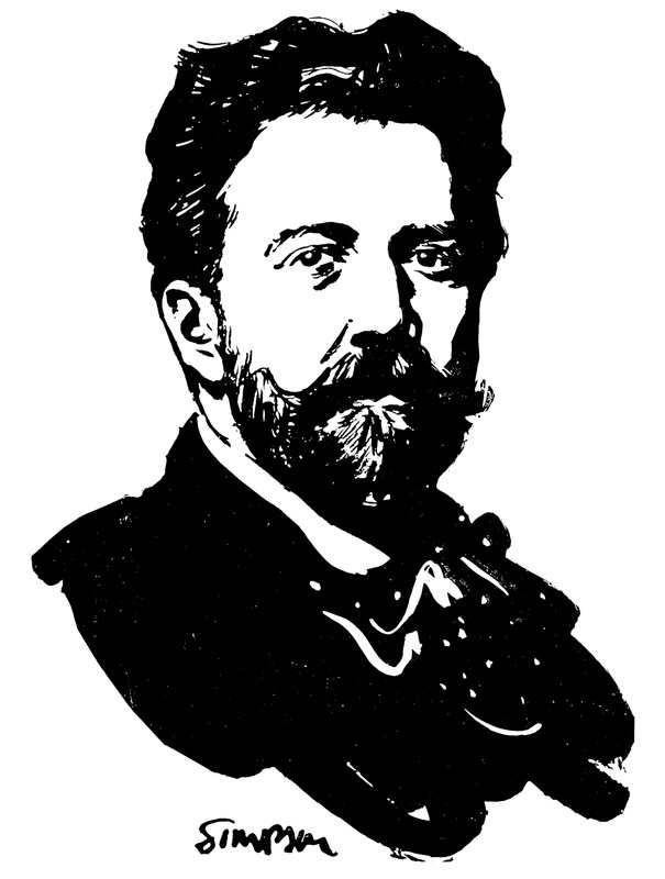 Sir Henry J Wood (litografia) tekijältä Joseph (after) Simpson