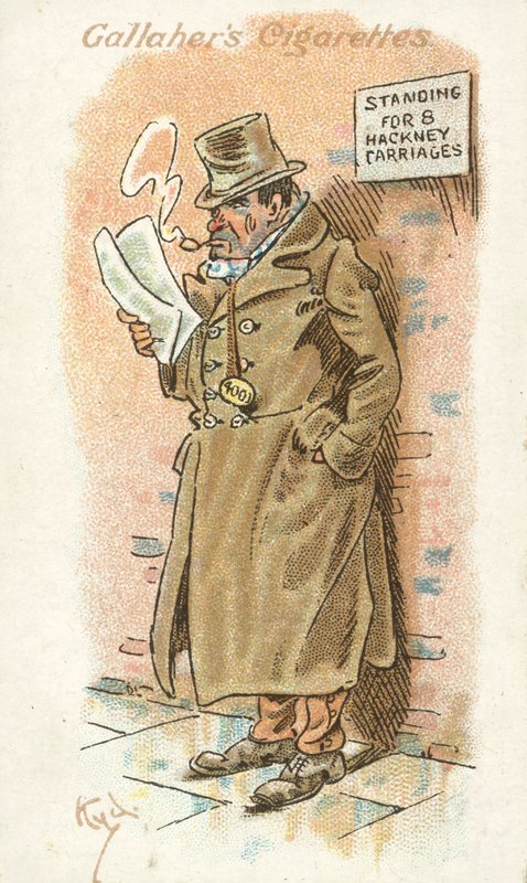 Rikkaruohon äänestäjät N:o 15 (värilitografia) tekijältä Joseph Clayton (1856-1937) Clarke