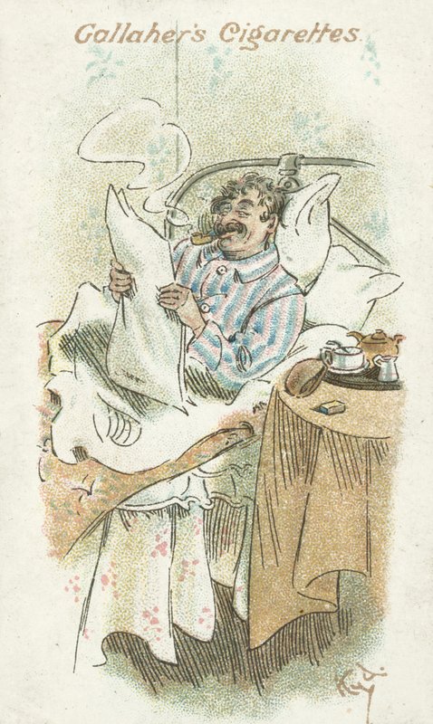 Rikkaruohon äänestäjät N:o 26 (värilitografia) tekijältä Joseph Clayton (1856 1937) Clarke