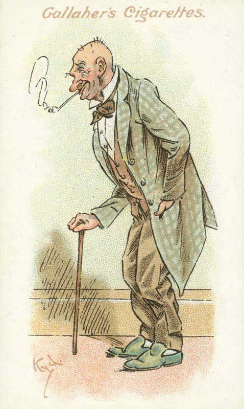 Rikkaruohon äänestäjät N:o 38 (värilitografia) tekijältä Joseph Clayton (1856 1937) Clarke