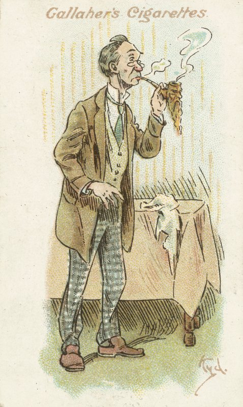 Rikkaruohon äänestäjät N:o 39 (värilitografia) tekijältä Joseph Clayton (1856 1937) Clarke