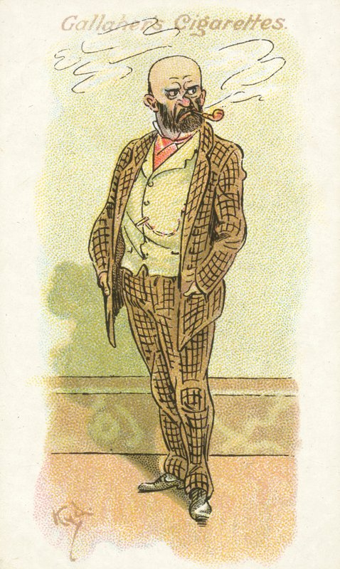 Rikkaruohon äänestäjät N:o 9 (värilitografia) tekijältä Joseph Clayton (1856 1937) Clarke
