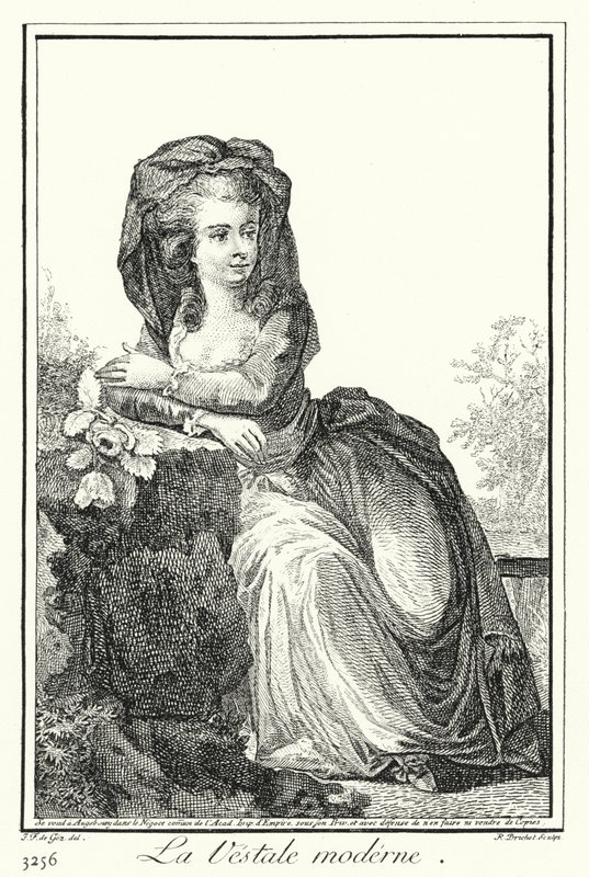 Moderni Vestal Virgin (kaiverrus) tekijältä Joseph Franz von (after) Goez