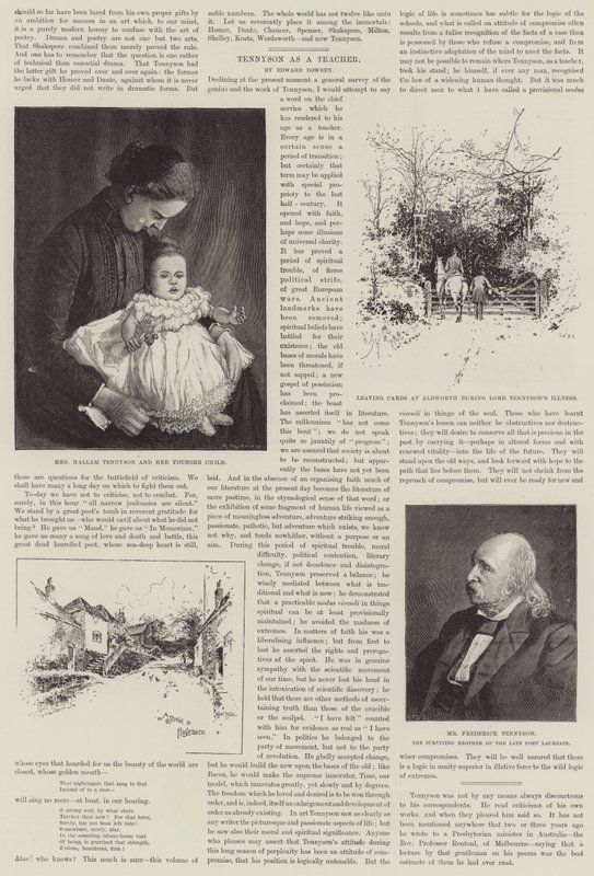 Alfred, Baron Tennyson, runoilijavoittaja tekijältä Joseph Holland Tringham