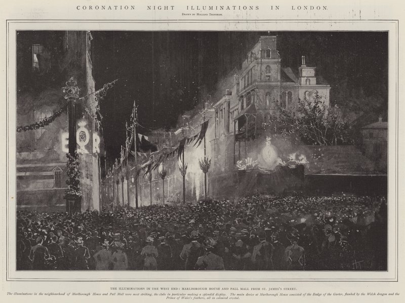 Coronation Night Illuminations Lontoossa tekijältä Joseph Holland Tringham