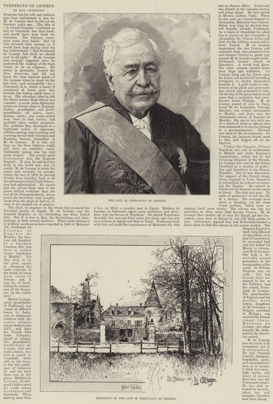 Ferdinand de Lesseps tekijältä Joseph Holland Tringham