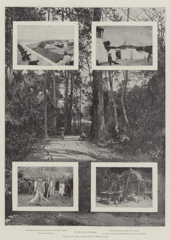 Cape Coastista Kumasille tekijältä Joseph Holland Tringham