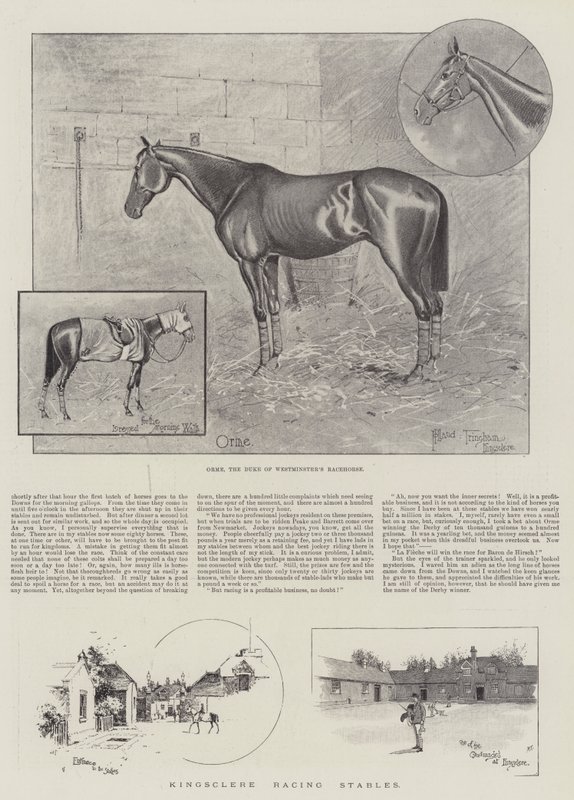Kingsclere Racing Stables tekijältä Joseph Holland Tringham
