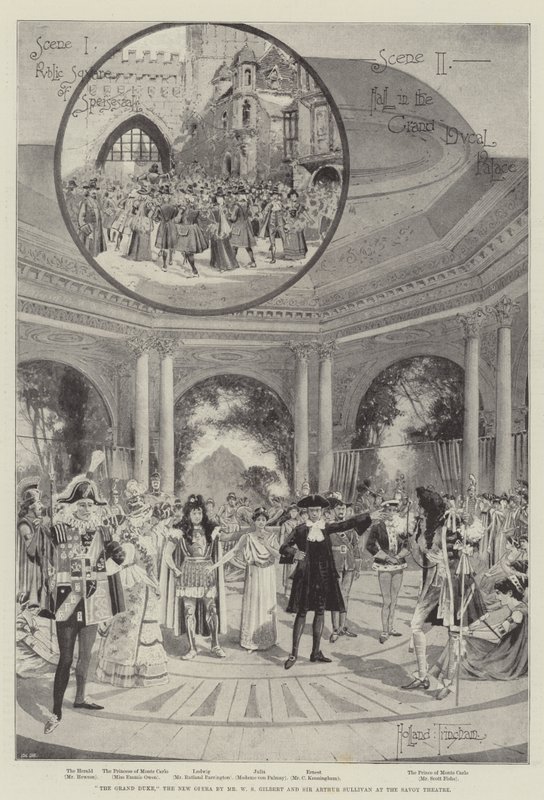 Suurherttua, herra W S Gilbertin ja Sir Arthur Sullivanin uusi ooppera Savoy-teatterissa tekijältä Joseph Holland Tringham