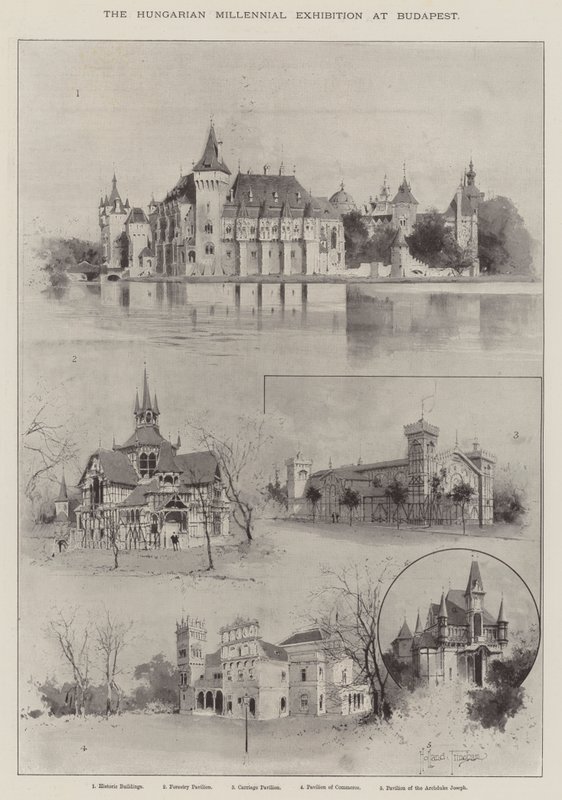 Unkarin vuosituhatnäyttely Budapestissa tekijältä Joseph Holland Tringham