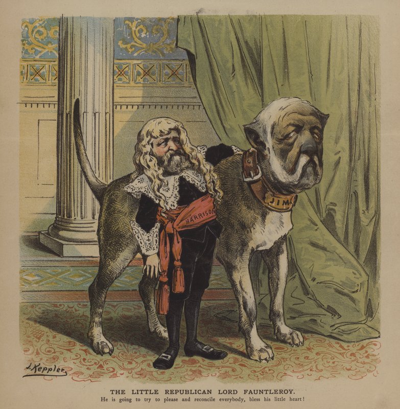 Pikku republikaanien lordi Fauntleroy (väri litho) tekijältä Joseph Keppler