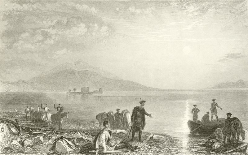 Loch Levenin linna tekijältä Joseph Mallord William Turner