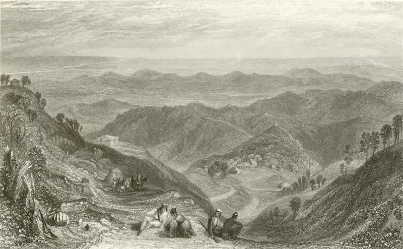 Mussooree ja Dhoon, Landourista tekijältä Joseph Mallord William Turner