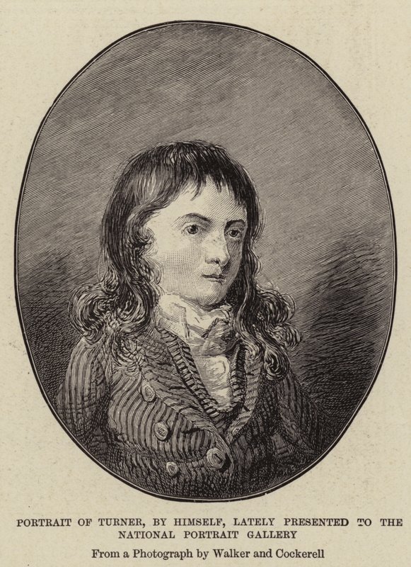 Muotokuva Turnerista, itse, esiteltiin äskettäin National Portrait Gallerylle tekijältä Joseph Mallord William Turner