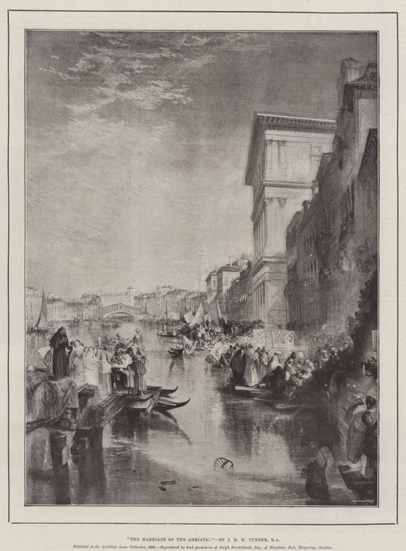 Adrianmeren häät tekijältä Joseph Mallord William Turner