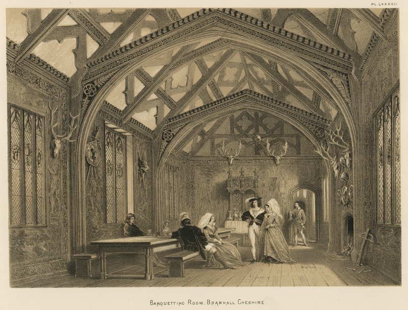 Banquetting Room, Bramhall, Cheshire tekijältä Joseph Nash